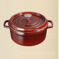 1.8L Enamel Fonte Cocotte Casserole Taille 18cm